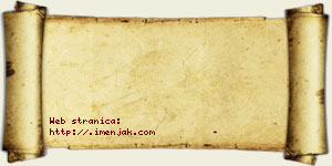 Milana Stamenčić vizit kartica